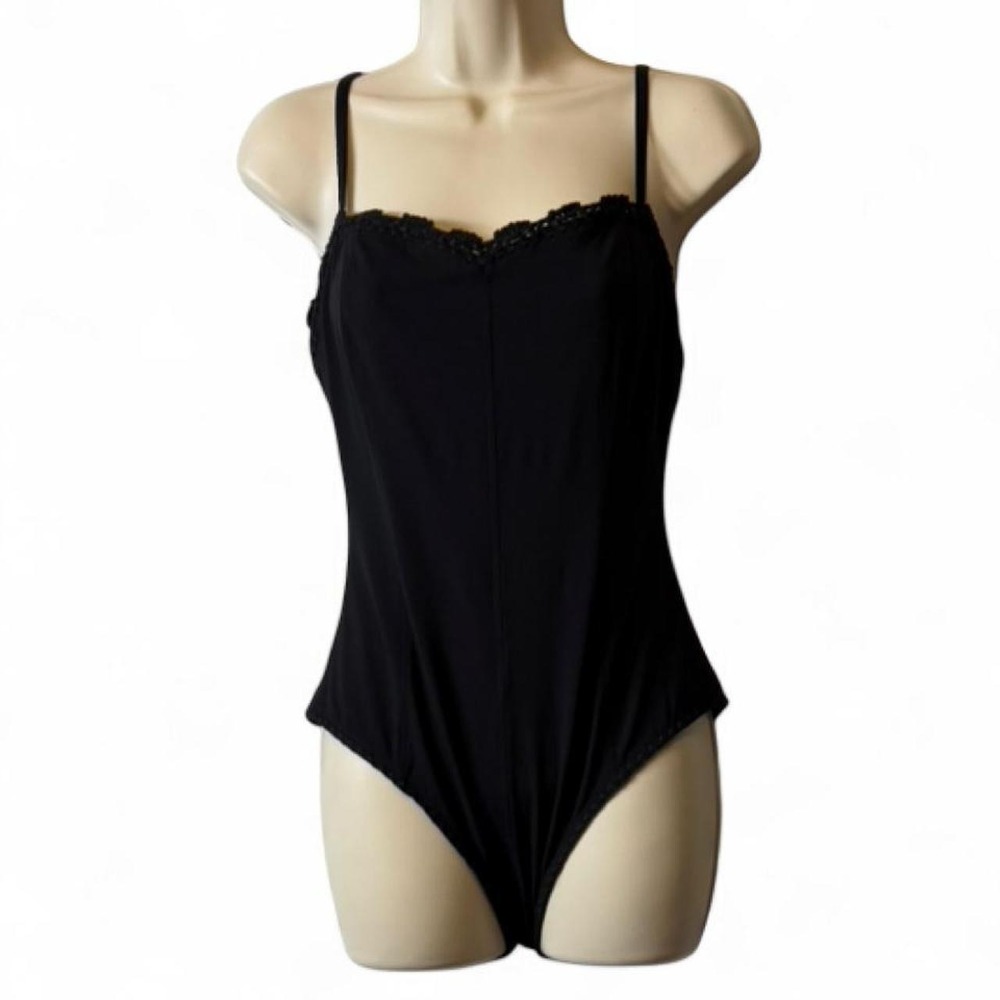 Ulla Johnson Milan Maillot Black‎ One Piece Swimsuit, Women's Size M
